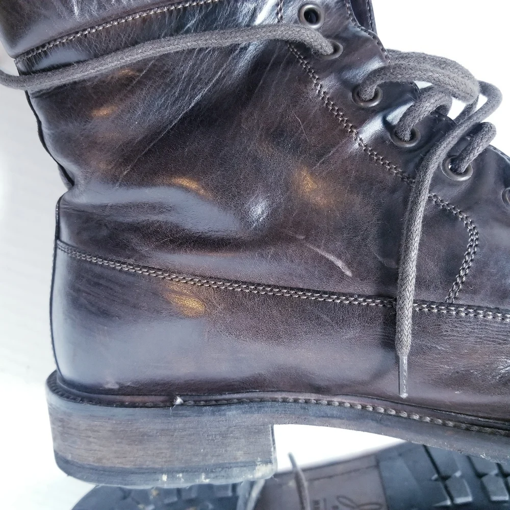 J&M 1850 MEN'S ITALY SHEARLING BOOTS SIZE 9.5